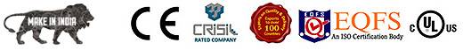 ISO Certified manufacturing in India