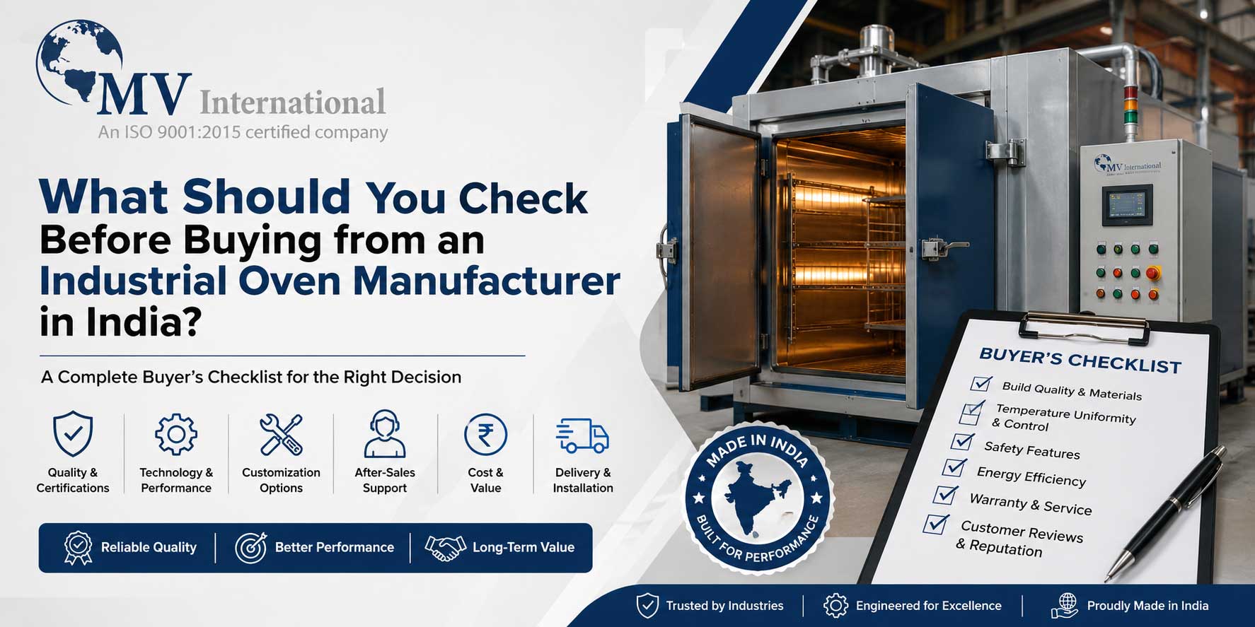 What Should You Check Before Buying from an Industrial Oven Manufacturer in India?