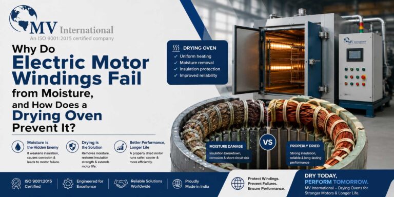 Why Do Electric Motor Windings Fail from Moisture, and How Does a Drying Oven Prevent It?